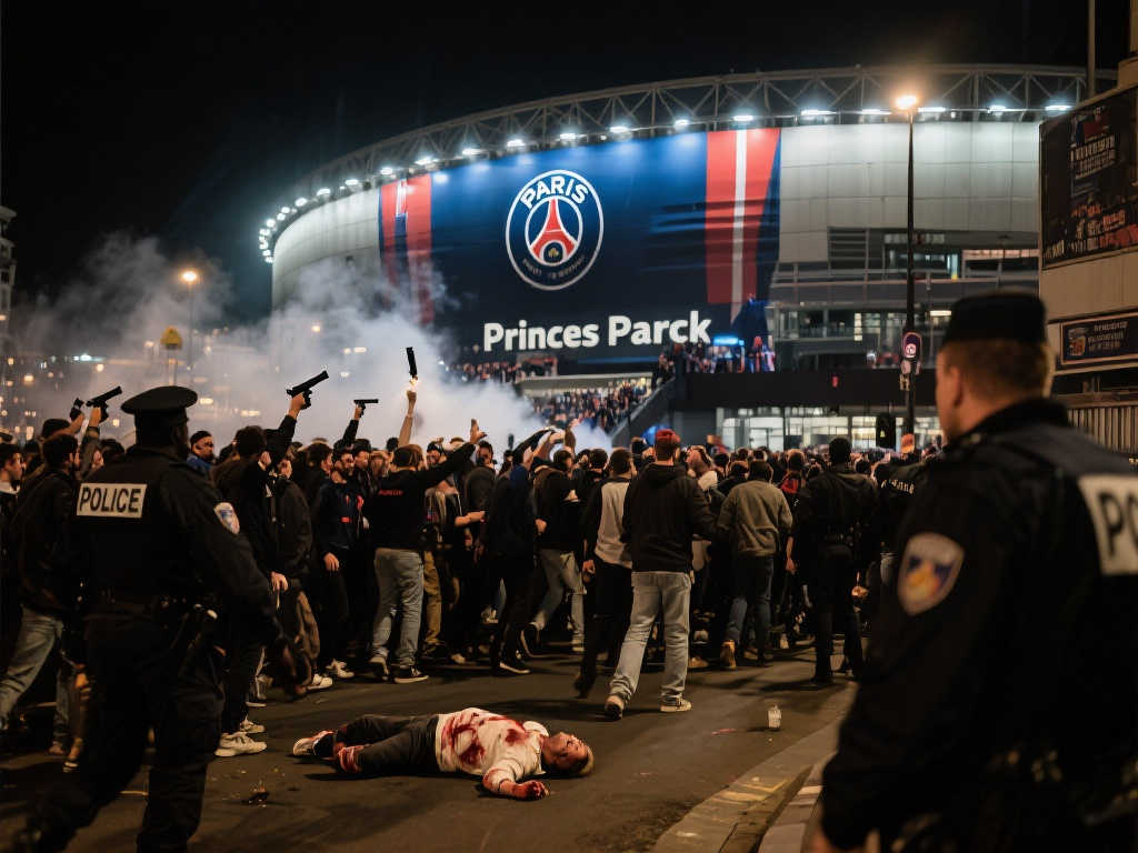 巴黎王子公园球场外发生枪击事件,至少三人受伤——《巴黎人报》报道 巴黎王子公园球场外发生枪击事件,至少三人受伤——《巴黎人报》报道